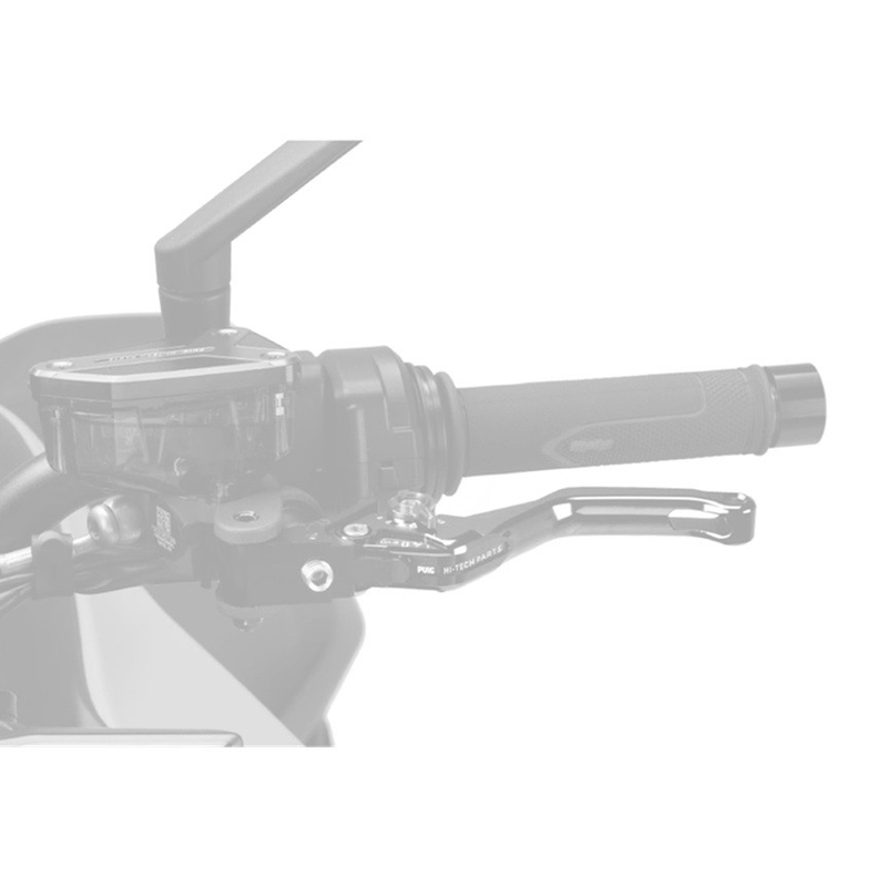 Kupplungshebel ohne Adapter PUIG 4.0 kurz schwarz/schwarz