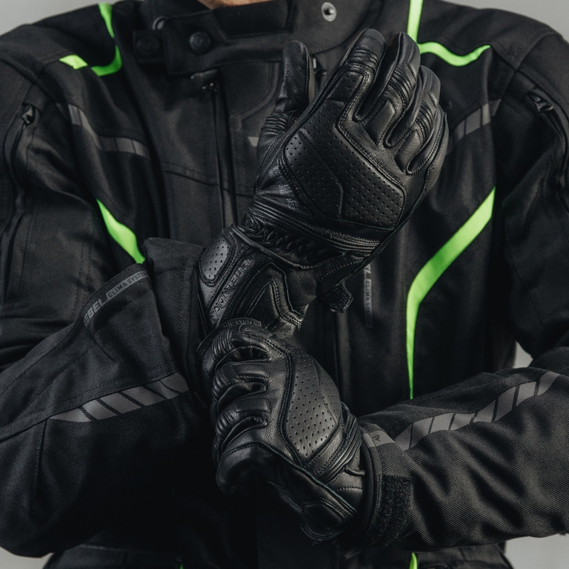 Rebelhorn Hike II Motorradhandschuhe schwarz