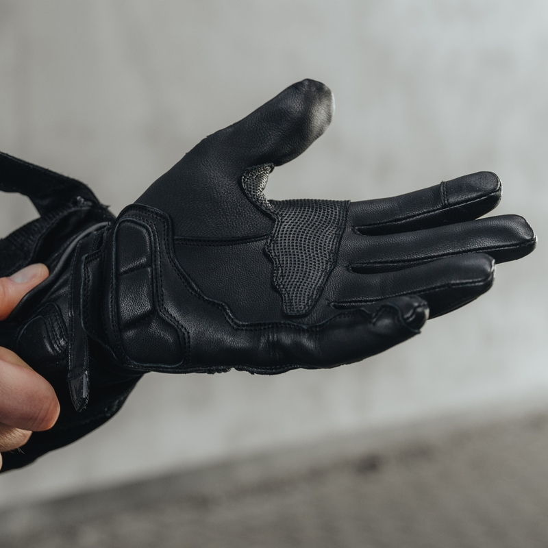 Rebelhorn Hike II Motorradhandschuhe schwarz