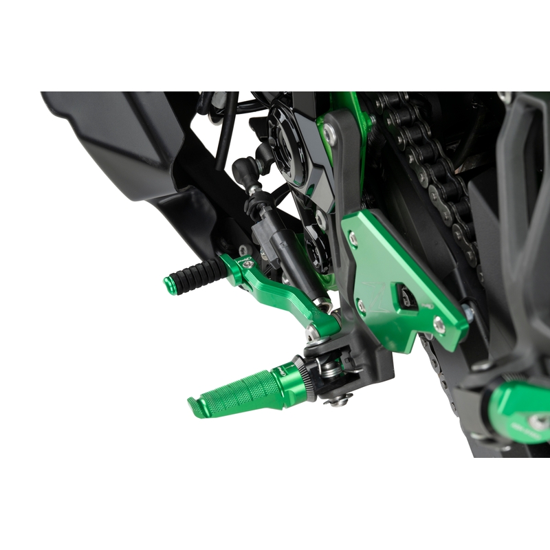 Gear shift pedal PUIG grün adjustable für KAWASAKI Z 900 2017-2026