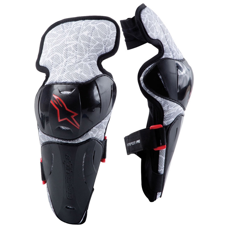 Alpinestars Vapor Pro Ellbogenschützer für Kinder schwarz und weiß