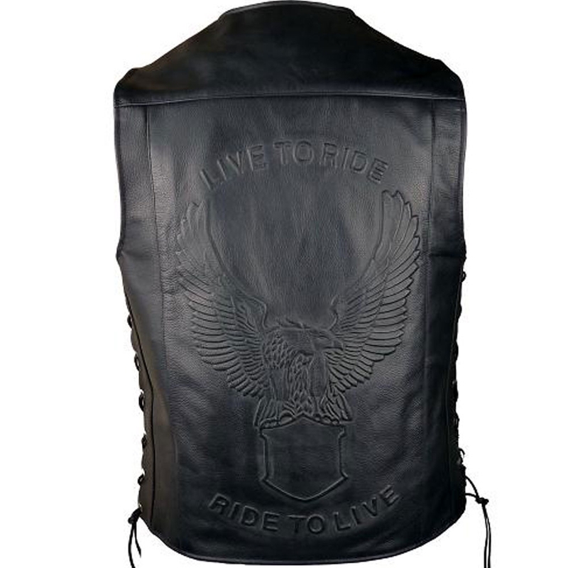 Leder-Motorradweste RSA Orel