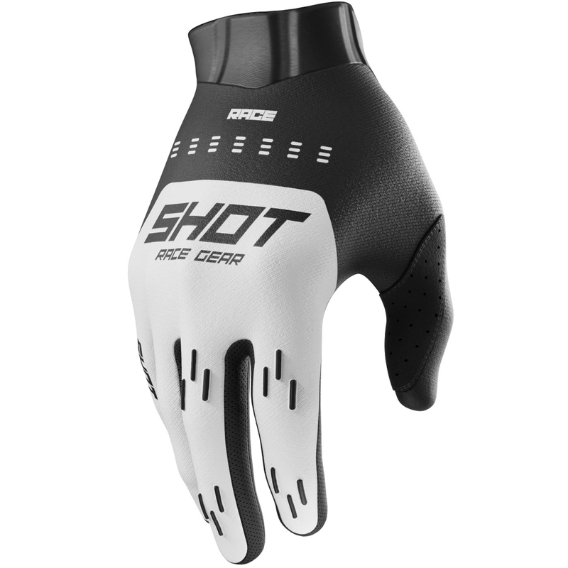 Shot Race Evo Motocross-Handschuhe weiß