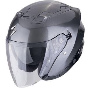 Scorpion EXO-Z1 SOLID Motorradhelm mit offenem Gesicht, metallic-grau