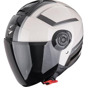 Scorpion EXO-CITY II Cosmos Motorrad-Jethelm creme-schwarz