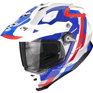 Endurohelm Scorpion ADF-9000 Air Patrol weiß-blau-rot