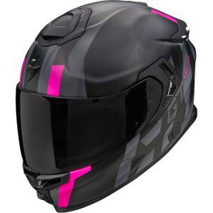 Integrierter Motorradhelm Scorpion EXO-GT SP AIR TOURADVEN schwarz-rosa