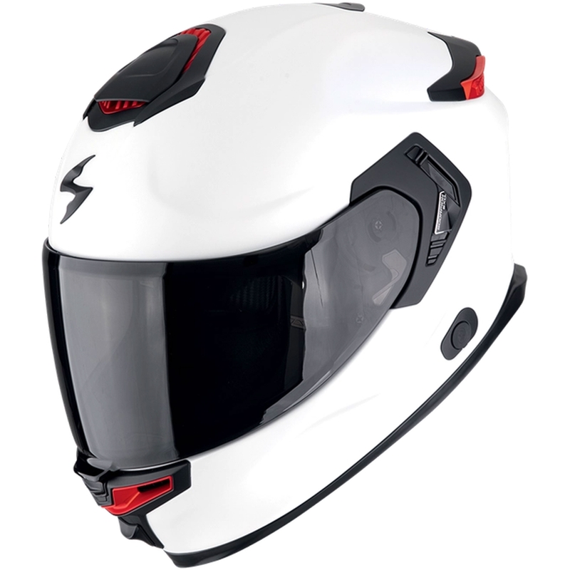 Integrierter Motorradhelm Scorpion EXO-GT SP Air SOLID matt perlweiß