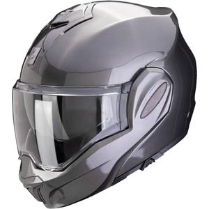 Skorpion EXO-TECH EVO PRO SOLID metallisch grauer Kipphelm