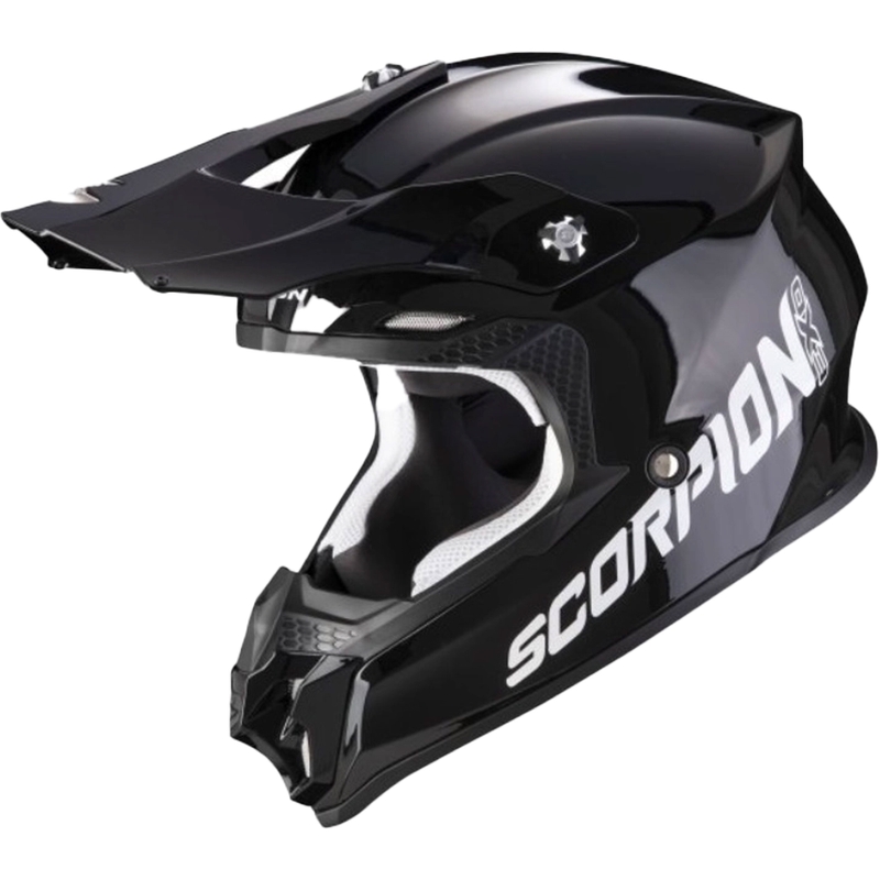 Motocross Helm Scorpion VX-16 EVO AIR Solid schwarz