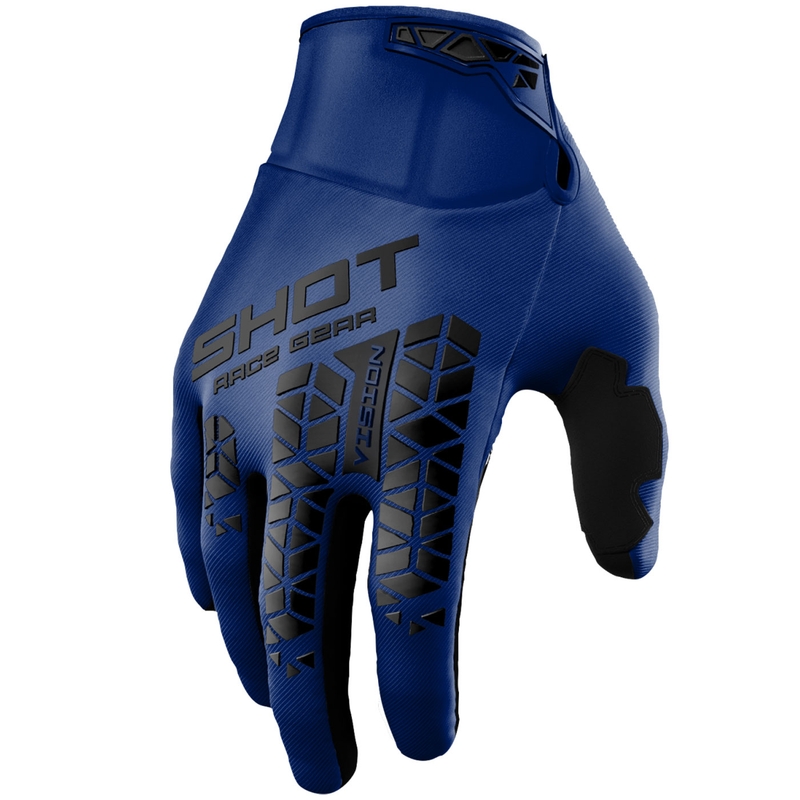Shot Vision Tech Motocross-Handschuhe blau