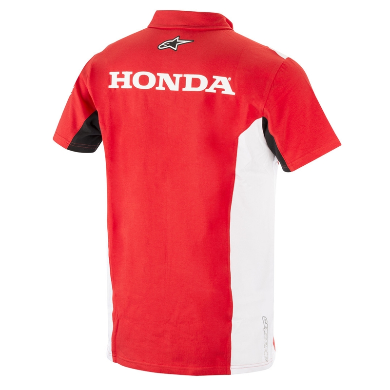 Alpinestars Honda T-shirt mit Kragen rot