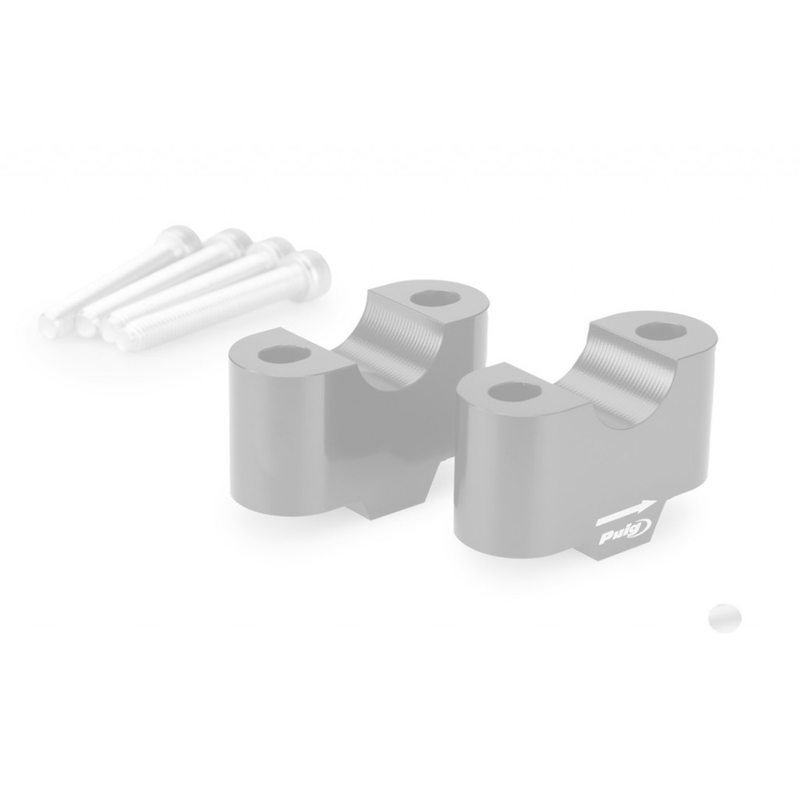 Risers PUIG silber height 30mm, d 22mm