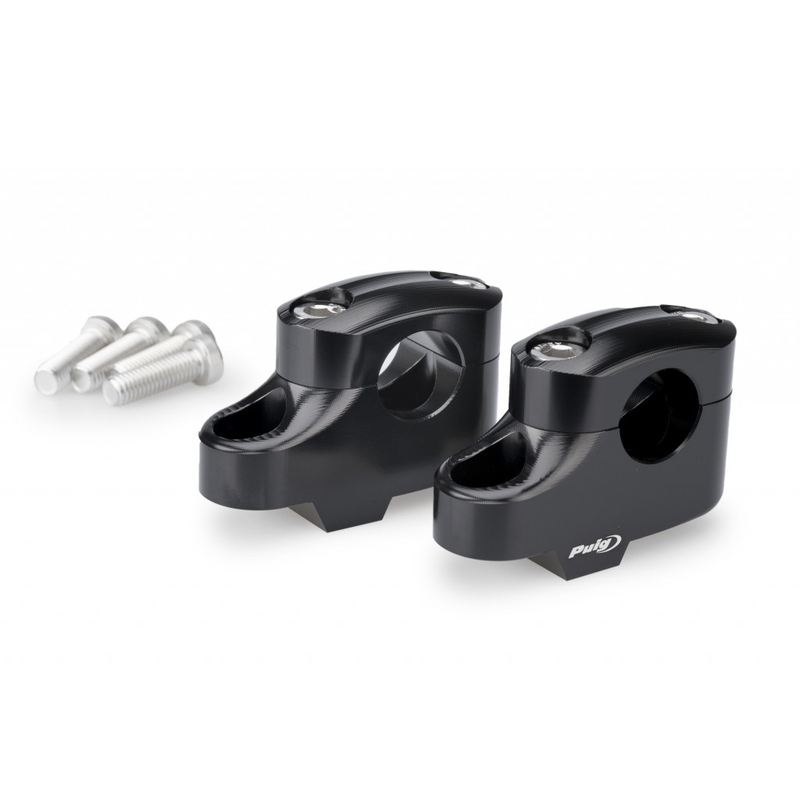 Risers PUIG PULLBACK schwarz height 20mm, d 25mm, back 16mm