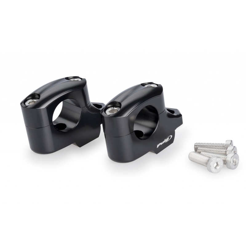 Risers PUIG PULLBACK schwarz height 25mm, d 29mm