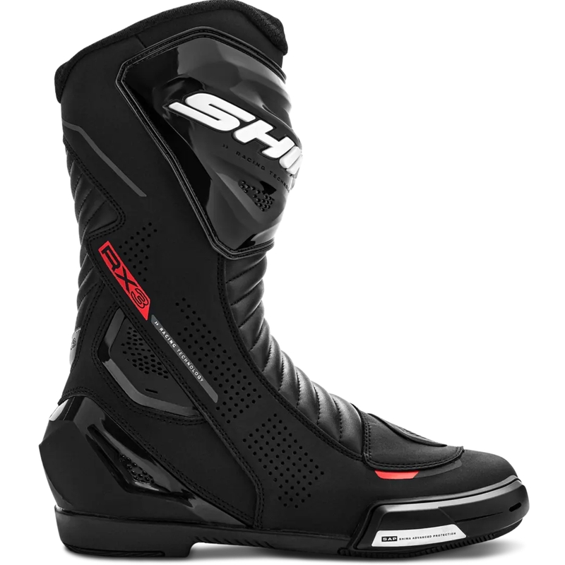 Shima RX-3 Motorradstiefel schwarz-neonrot