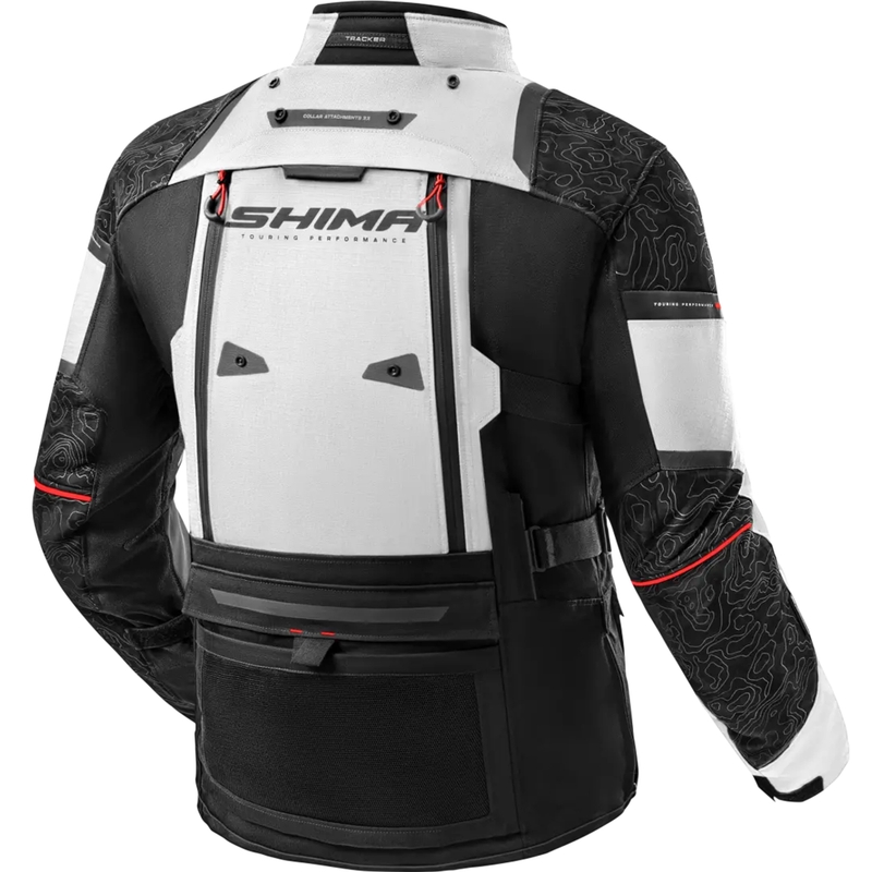 Shima Tracker Motorradjacke hellgrau