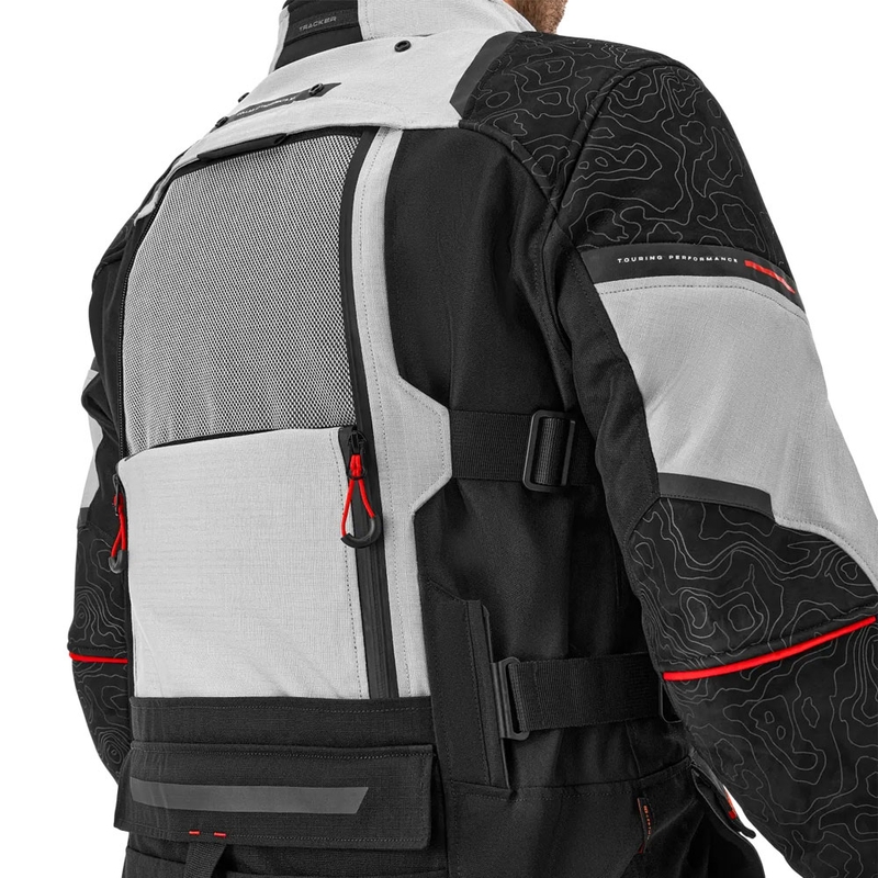 Shima Tracker Motorradjacke hellgrau