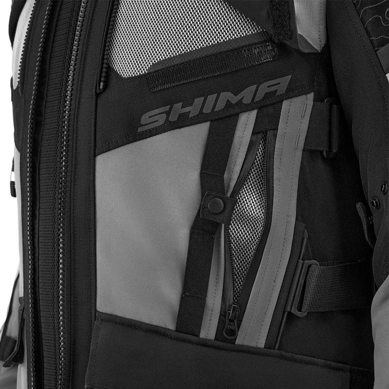 Shima Tracker Motorradjacke hellgrau