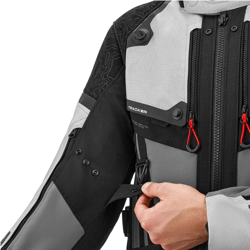 Shima Tracker Motorradjacke hellgrau