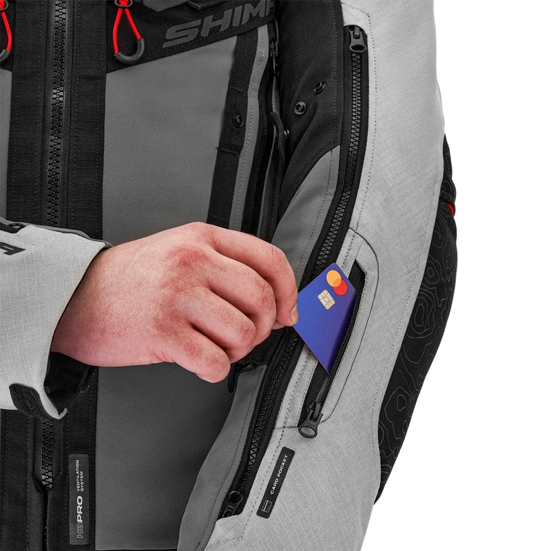 Shima Tracker Motorradjacke hellgrau