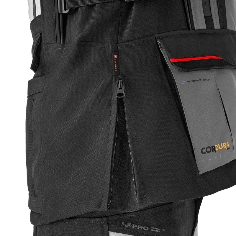 Shima Tracker Motorradjacke hellgrau