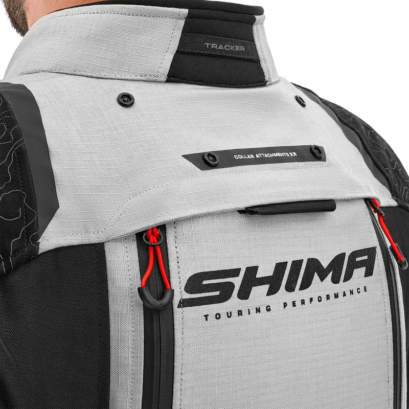Shima Tracker Motorradjacke hellgrau