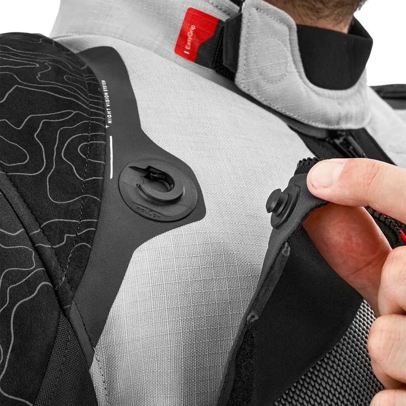 Shima Tracker Motorradjacke hellgrau