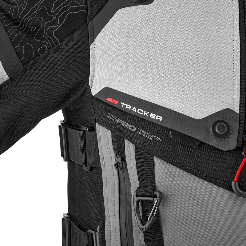 Shima Tracker Motorradjacke hellgrau