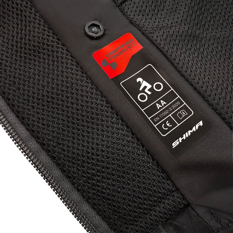 Shima Tracker Motorradjacke hellgrau