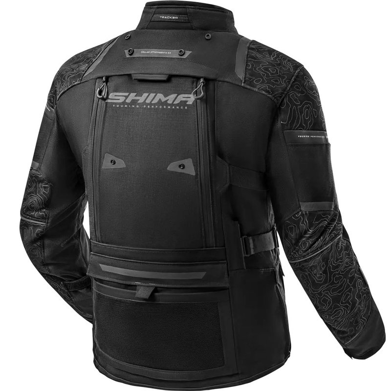 Shima Tracker Motorradjacke schwarz