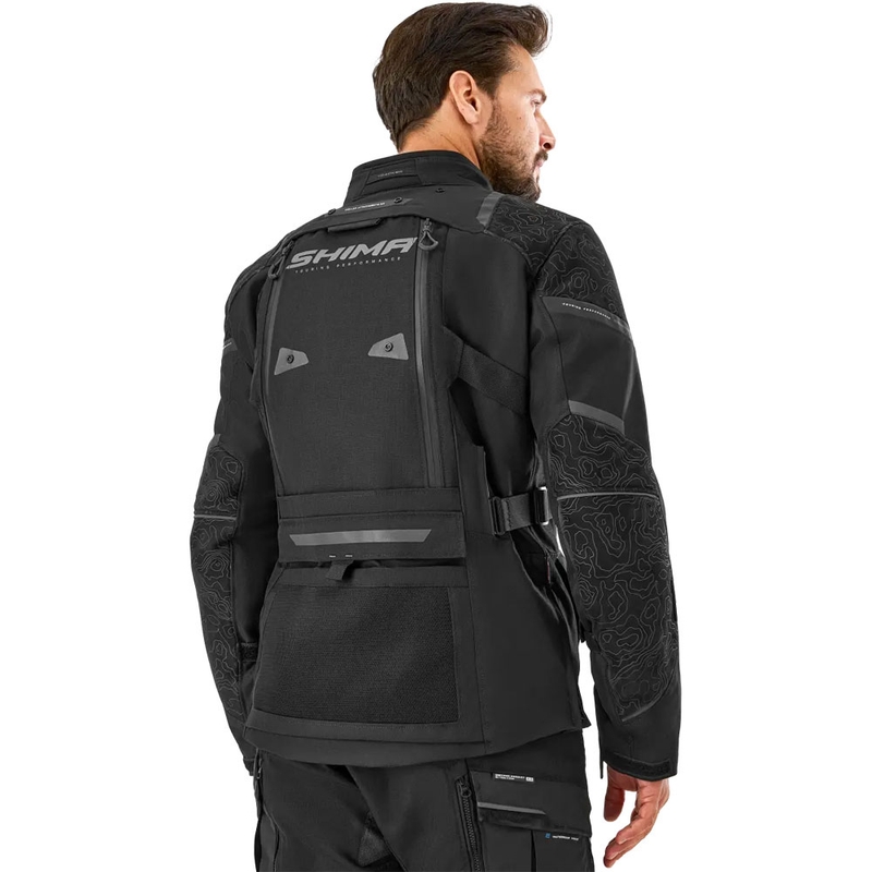 Shima Tracker Motorradjacke schwarz
