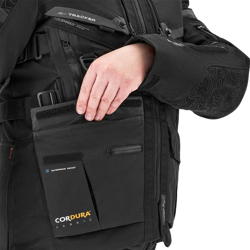 Shima Tracker Motorradjacke schwarz
