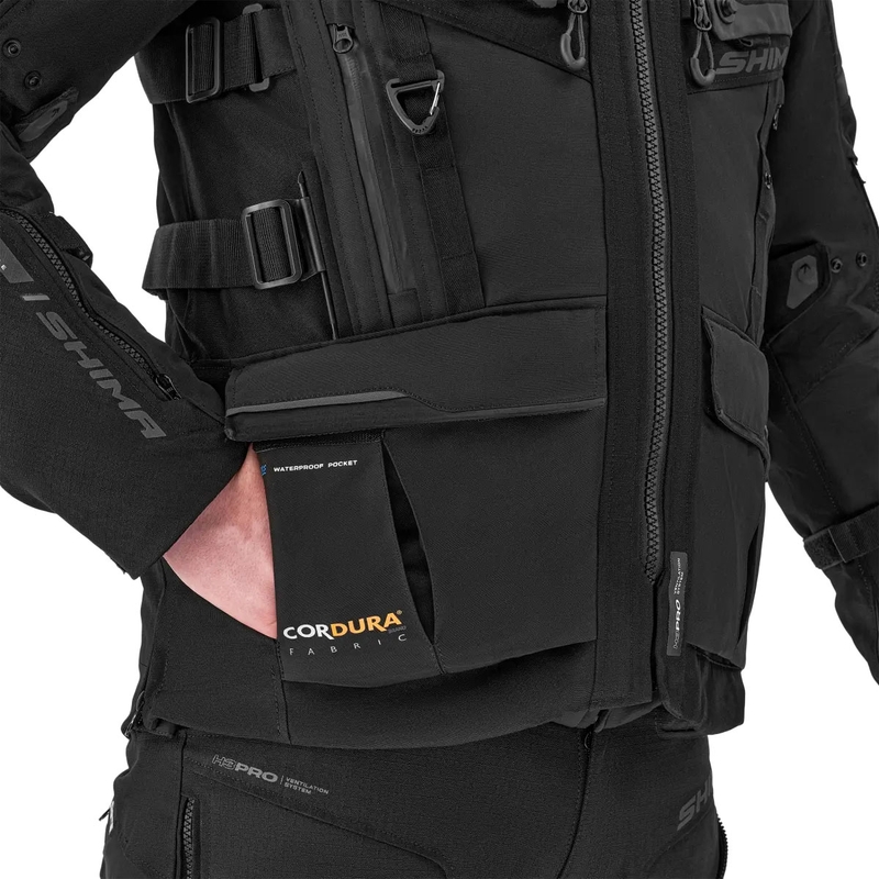 Shima Tracker Motorradjacke schwarz