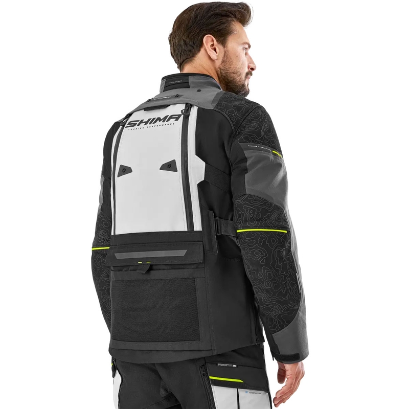 Shima Tracker Motorradjacke grau