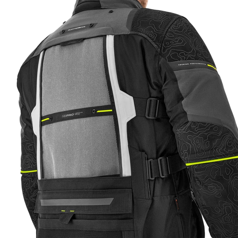 Shima Tracker Motorradjacke grau