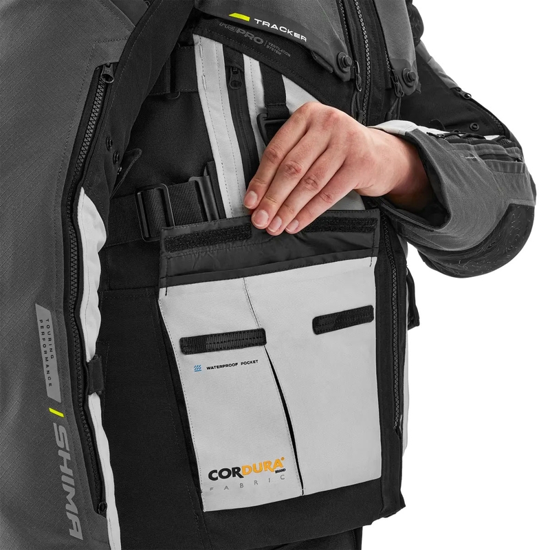 Shima Tracker Motorradjacke grau