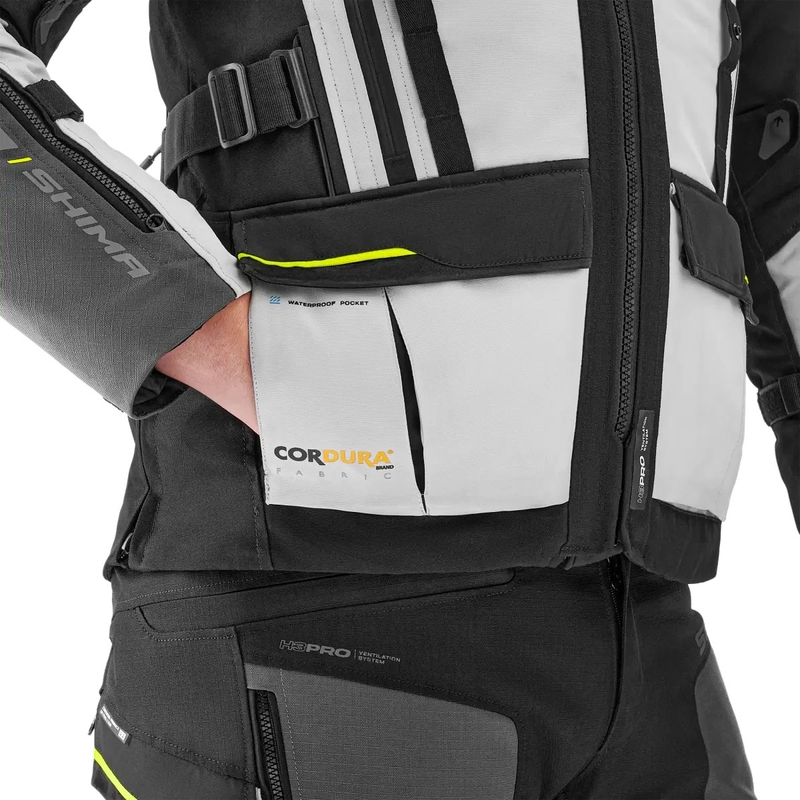 Shima Tracker Motorradjacke grau