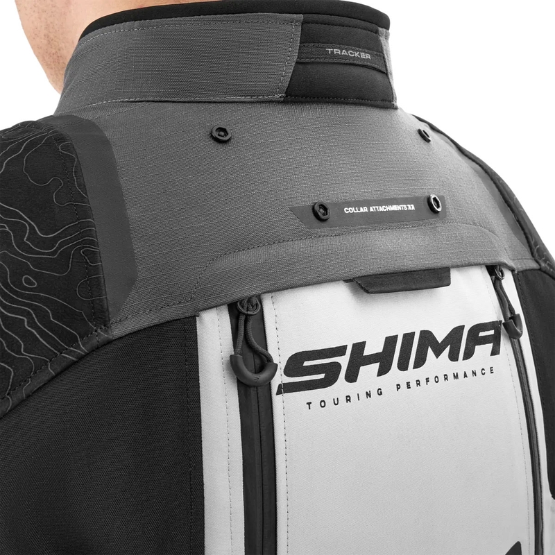 Shima Tracker Motorradjacke grau