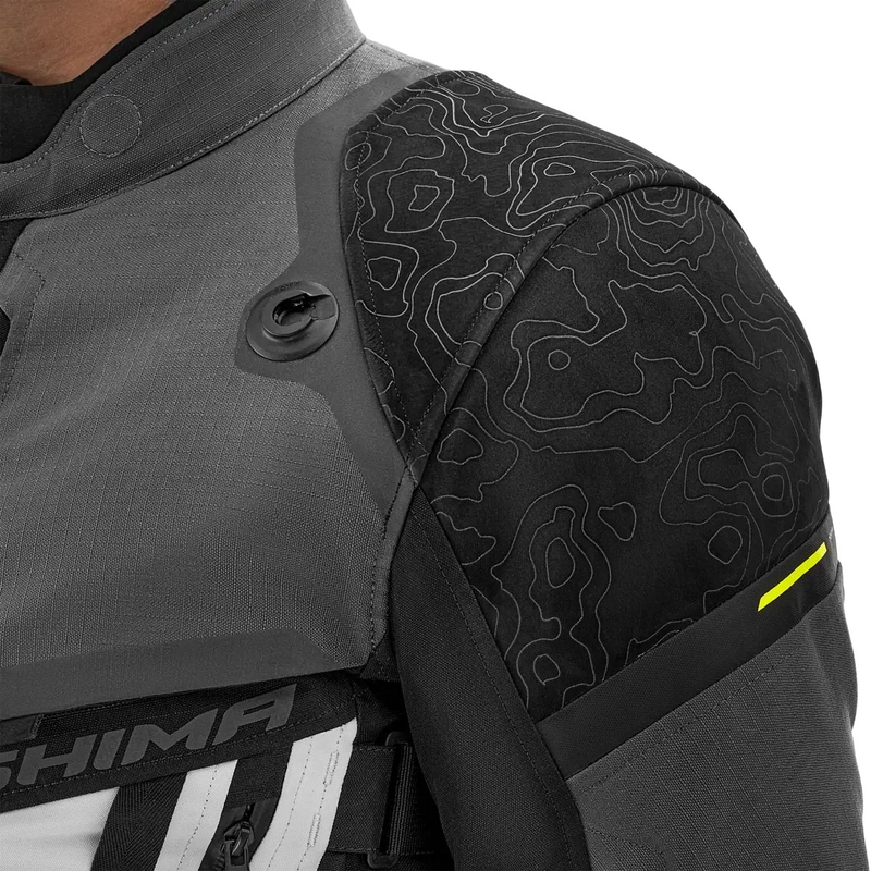 Shima Tracker Motorradjacke grau