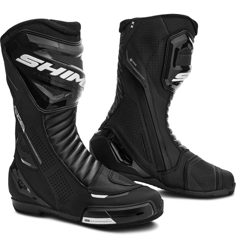 Damen Motorradstiefel Shima RX-3 schwarz-weiß