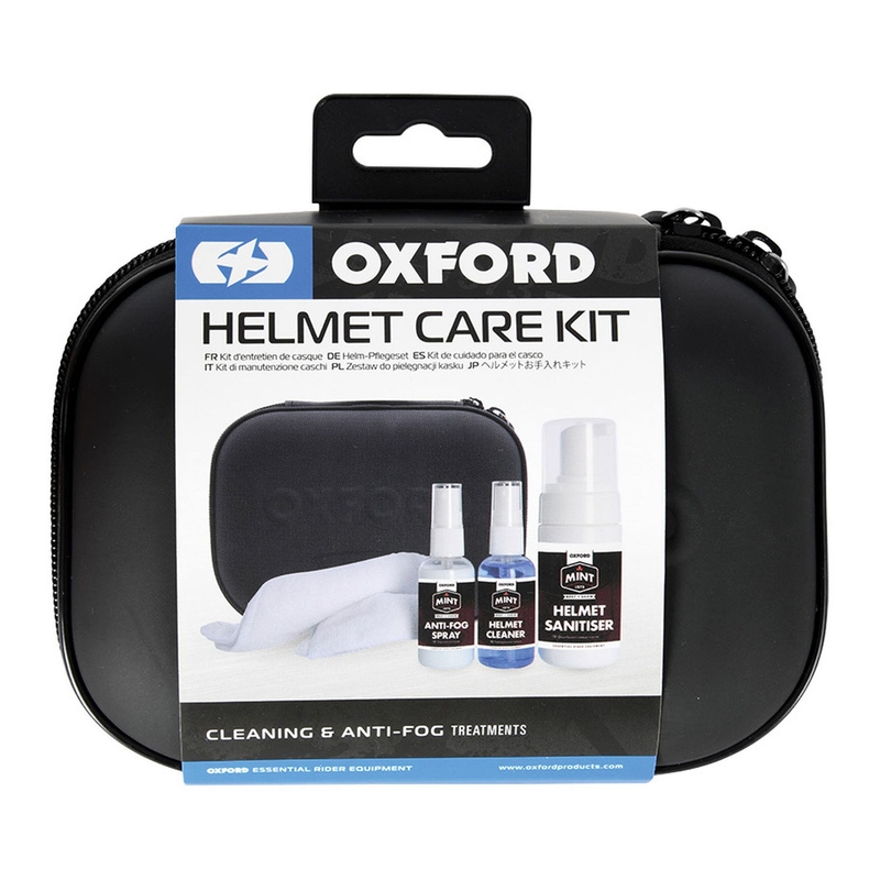 Oxford-Helm- und Plexiglasreiniger-Set