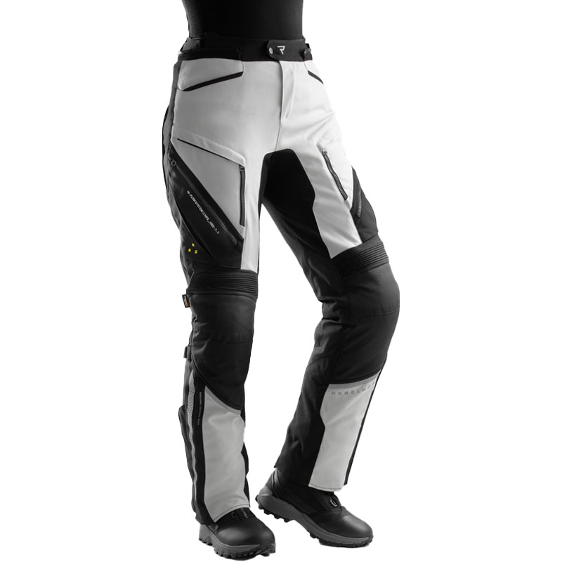 Damen Rebelhorn Hardy 3.0 Motorradhose schwarz-grau