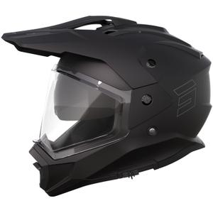 Enduro-Motorradhelm Shot Trek Max Vision Solid mattschwarz