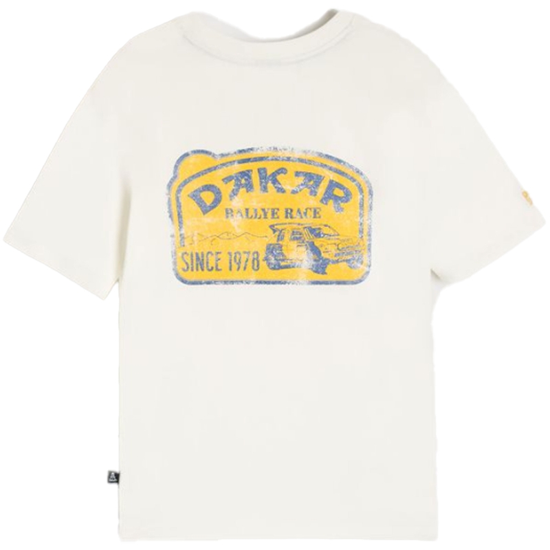 Weißes T-Shirt Dakar Vint B