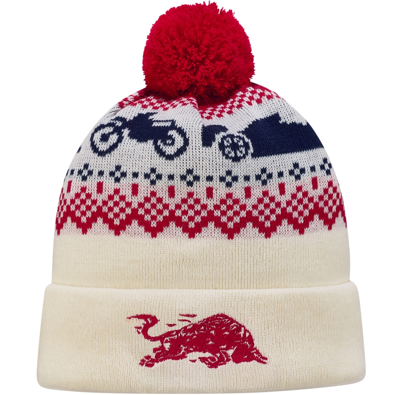 Red Bull XMAS Beanie weiß-rot
