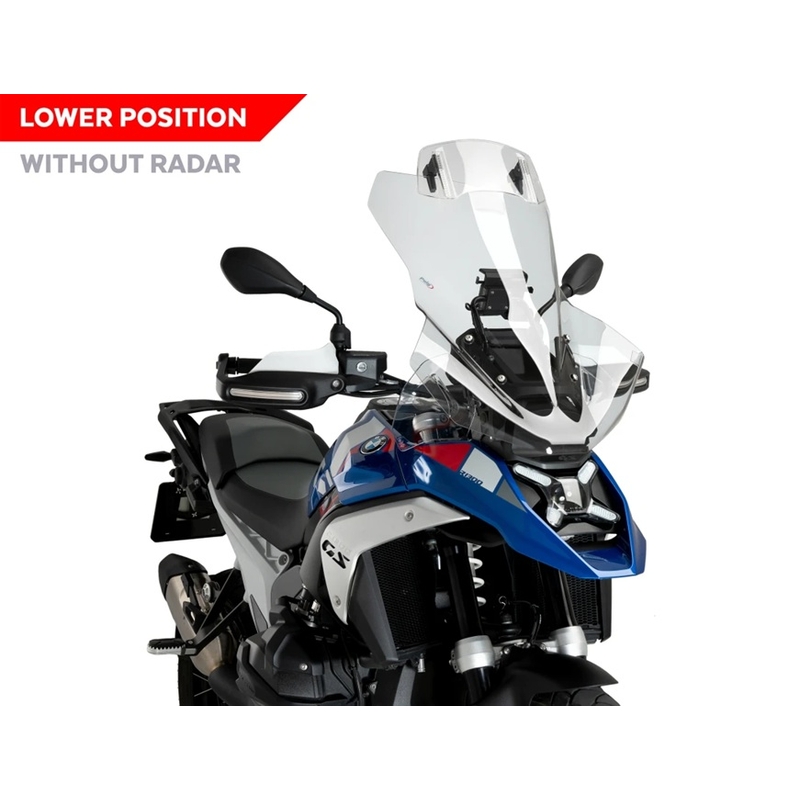 Windschirm PUIG TOURING PLUS WITH VISOR transparent