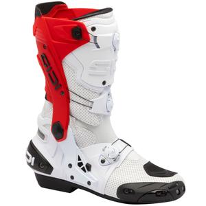 SiDi Rex Air Motorradstiefel weiß-rot