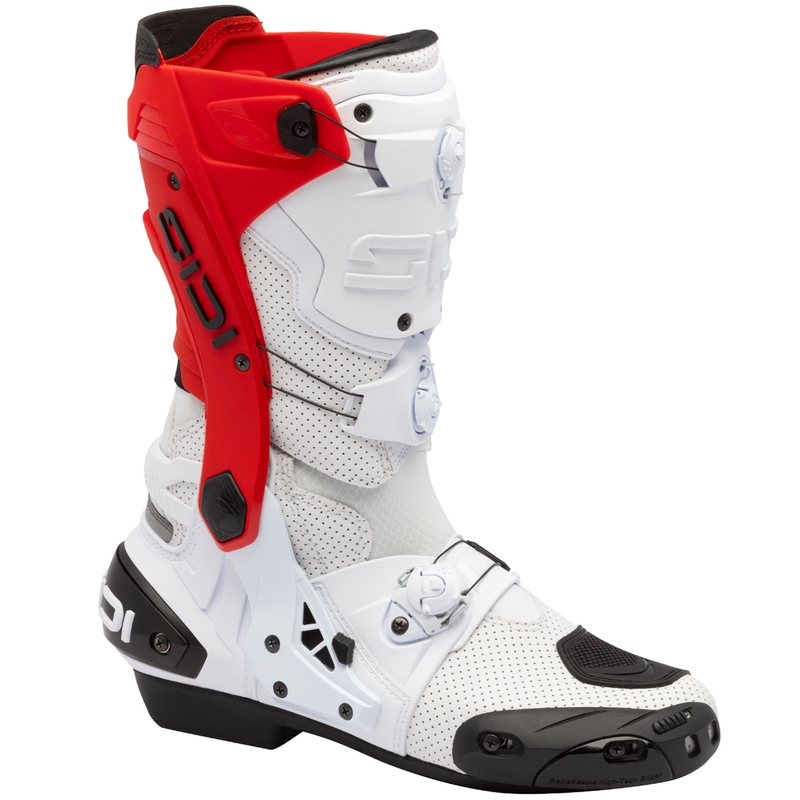 SiDi Rex Air Motorradstiefel weiß-rot