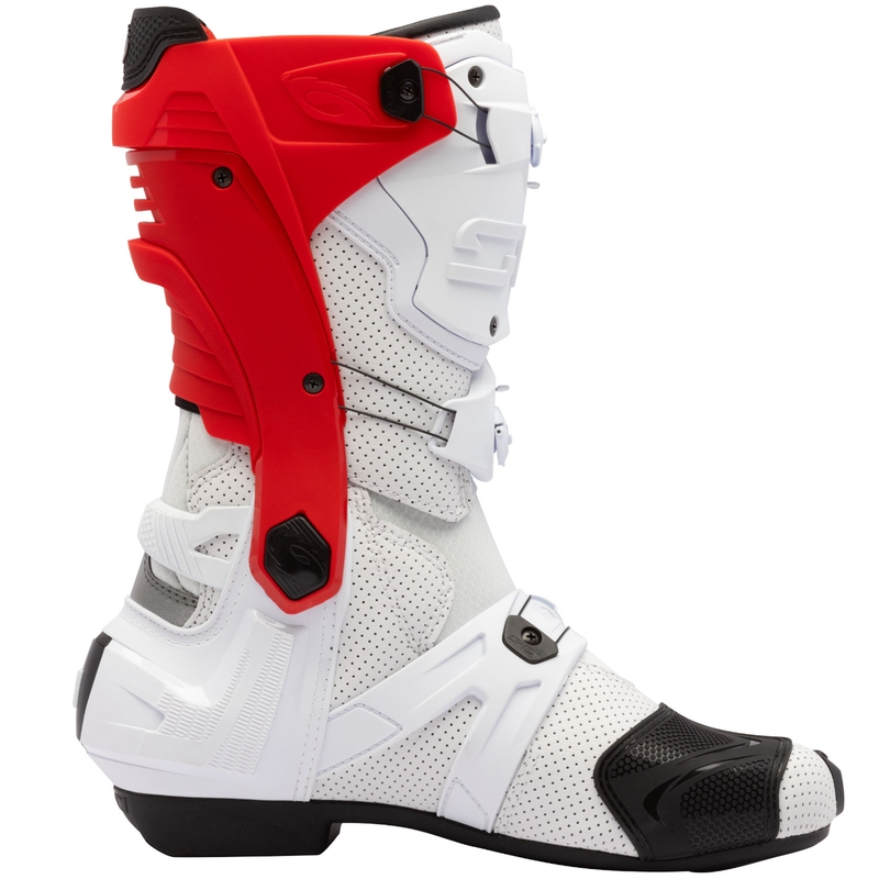 SiDi Rex Air Motorradstiefel weiß-rot